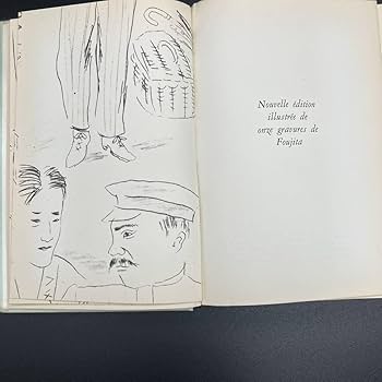 Amazon.co.jp: 洋書 藤田嗣治 挿画11点 御遠足 1957年 貴重